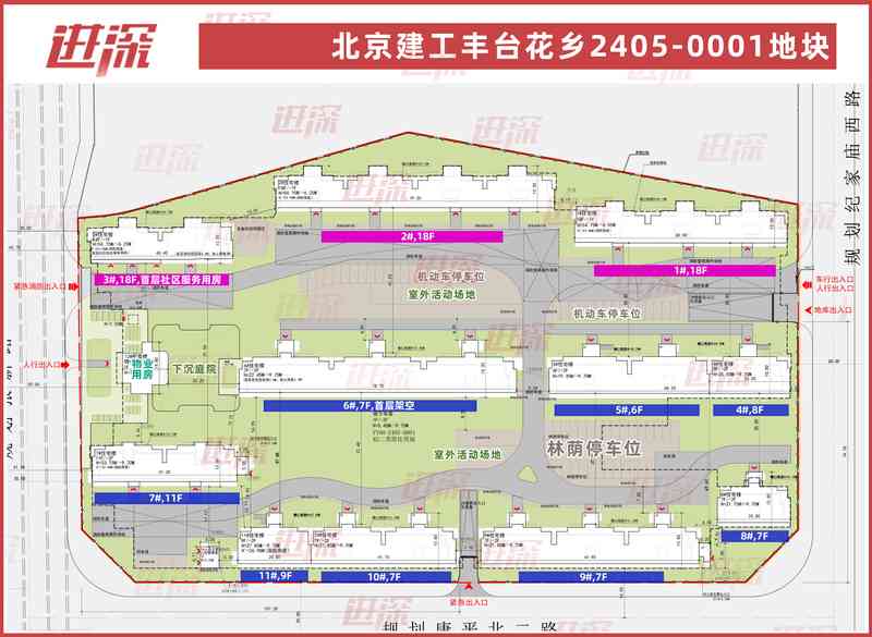  建工花乡项目规划解析：架空层“下挖”设计的技术逻辑与容积率博弈 房产家居